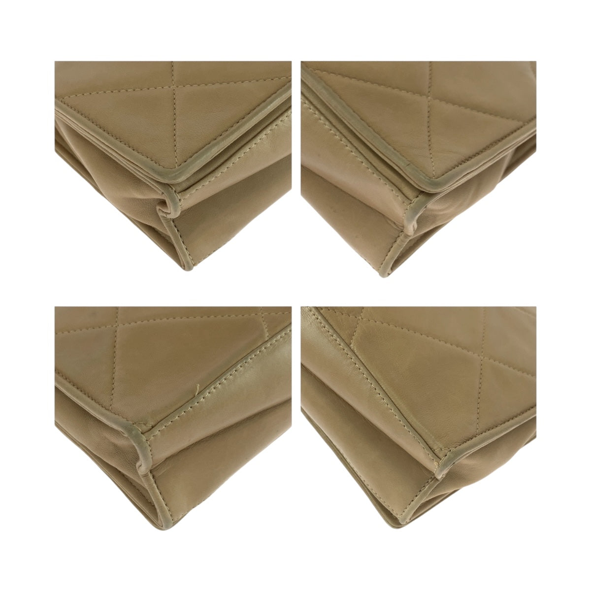 Chanel lambskin Gold Beige Shoulder Bag
