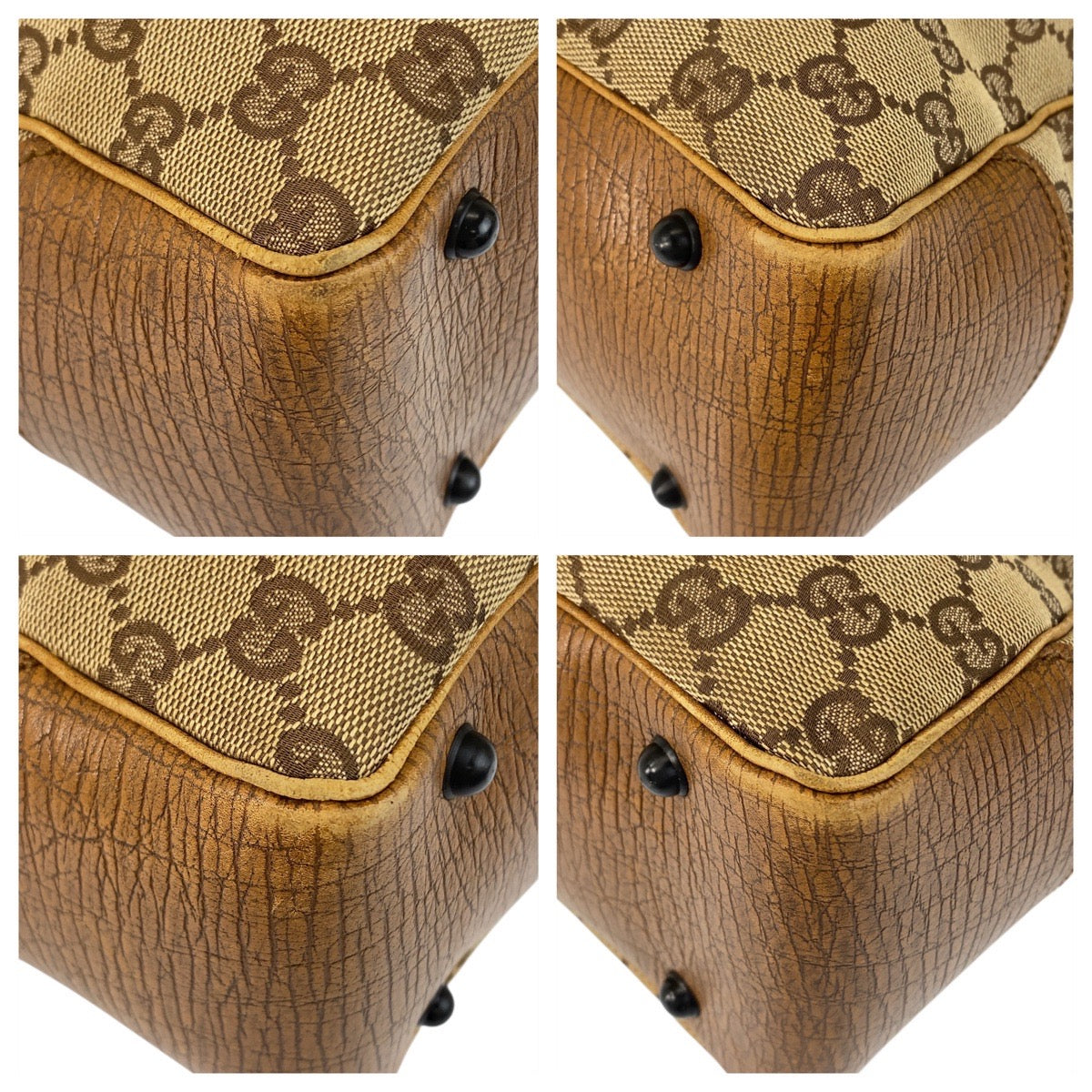 Gucci Bamboo 2Way Bag Canvas Travel Bag Bag 7