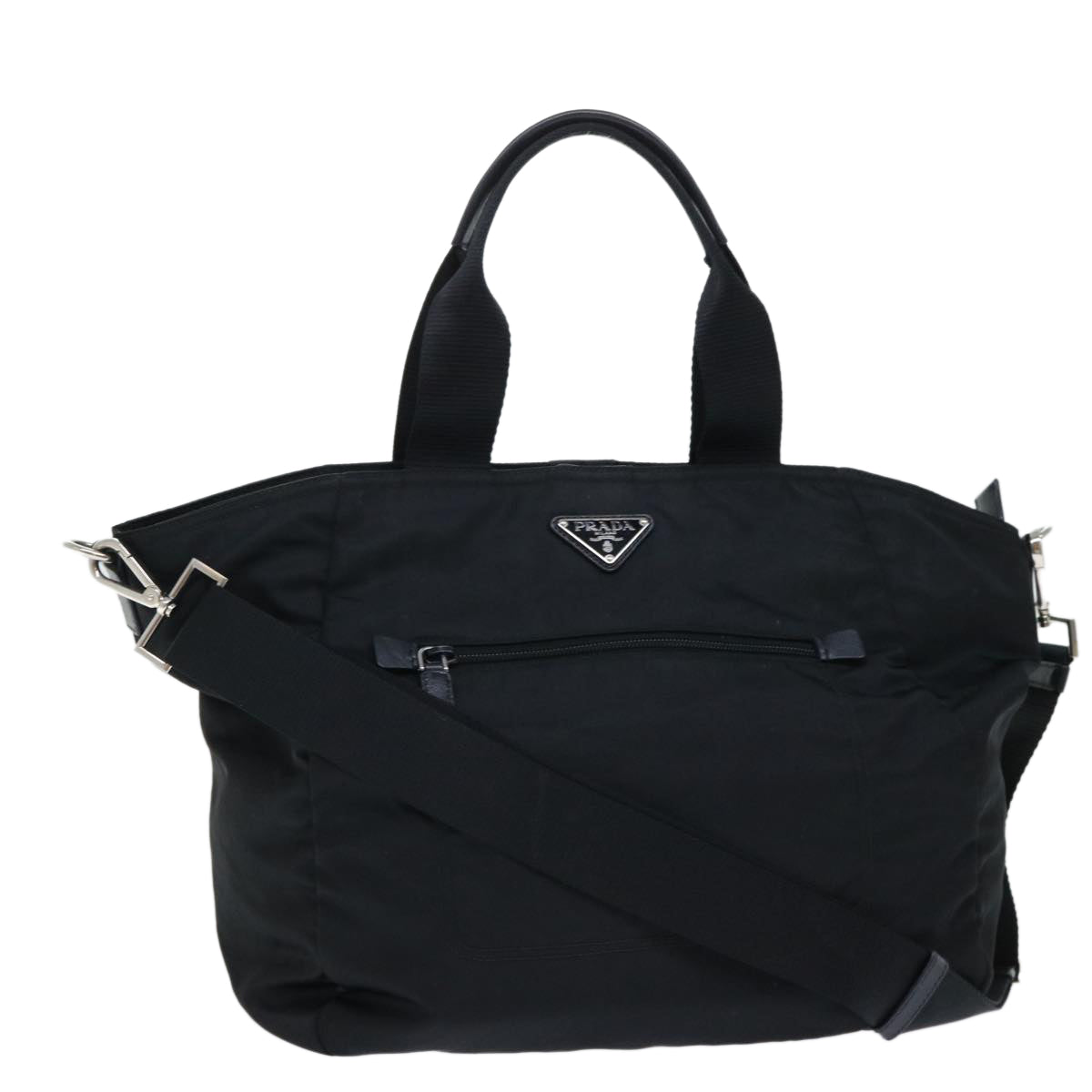 Prada Shoulder Bag 2Way Auth Nylon Black