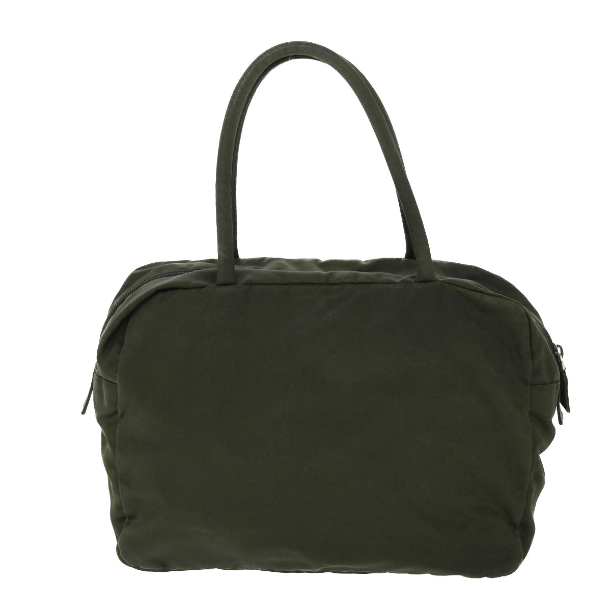 Prada Hand Bag Khaki Auth Nylon Travel Bag Khaki Auth 50792