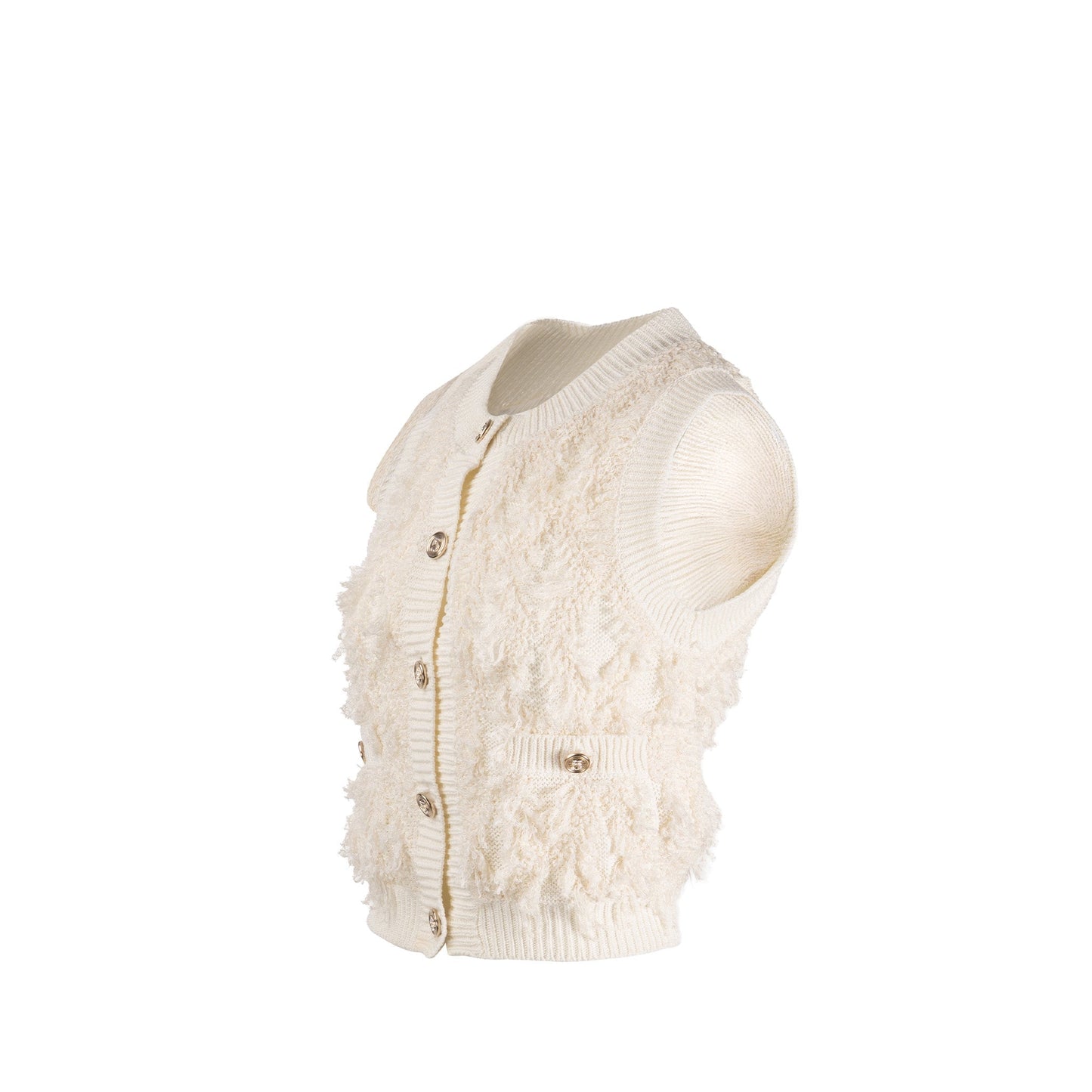 Chanel otton True Hemp Polyamide Ecru LGHW Handbag