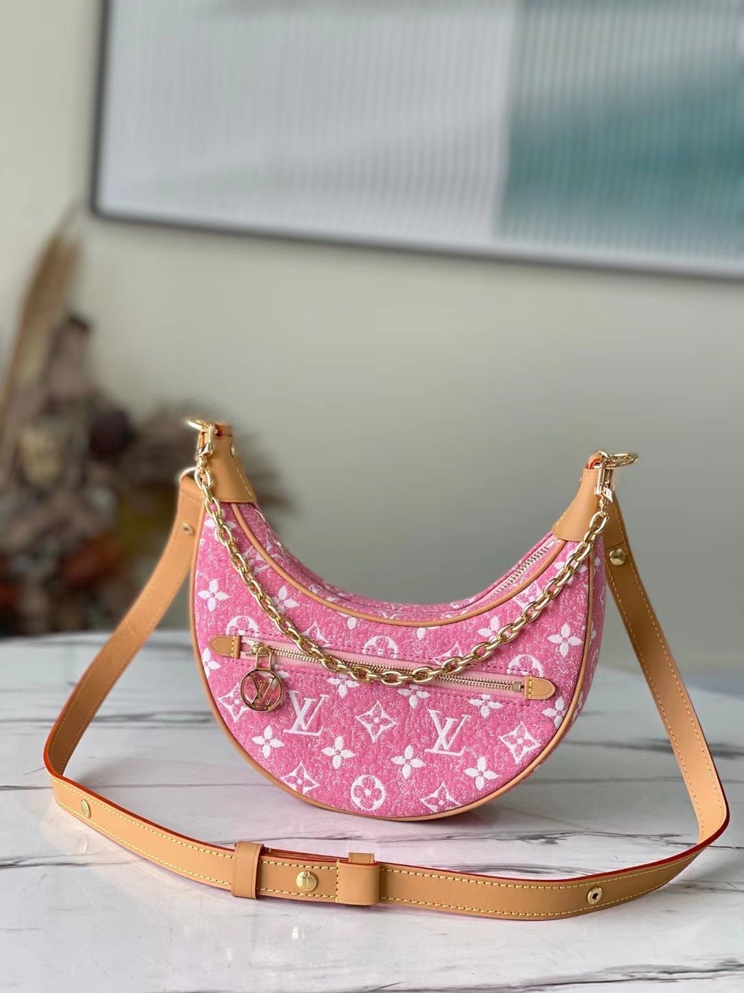 Top Quality Loop Since Jacquard By Nicolas Pink Travel Bag