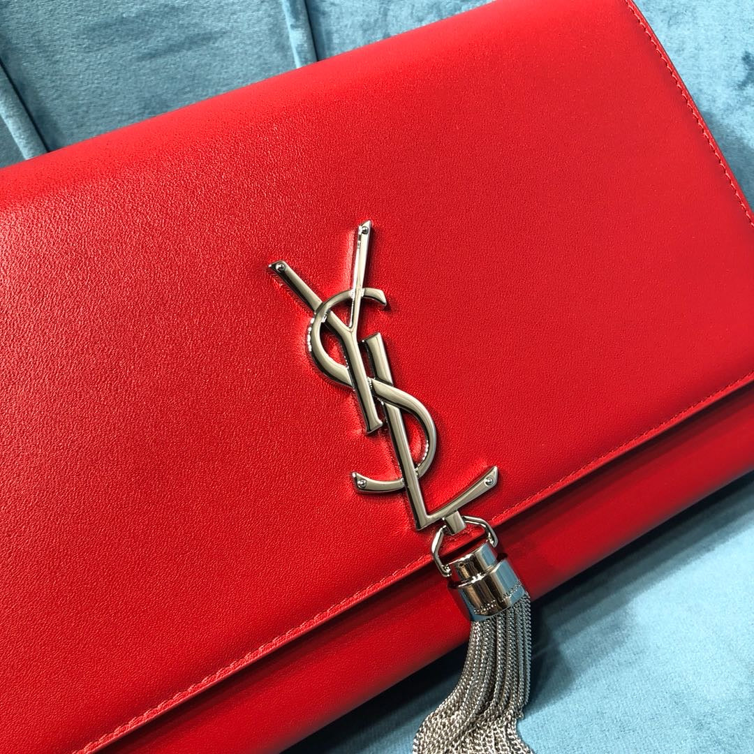 YSL Saint Laurent Kate Shoulder Bag Monogram Chain 94In24Cm Ysl 7043