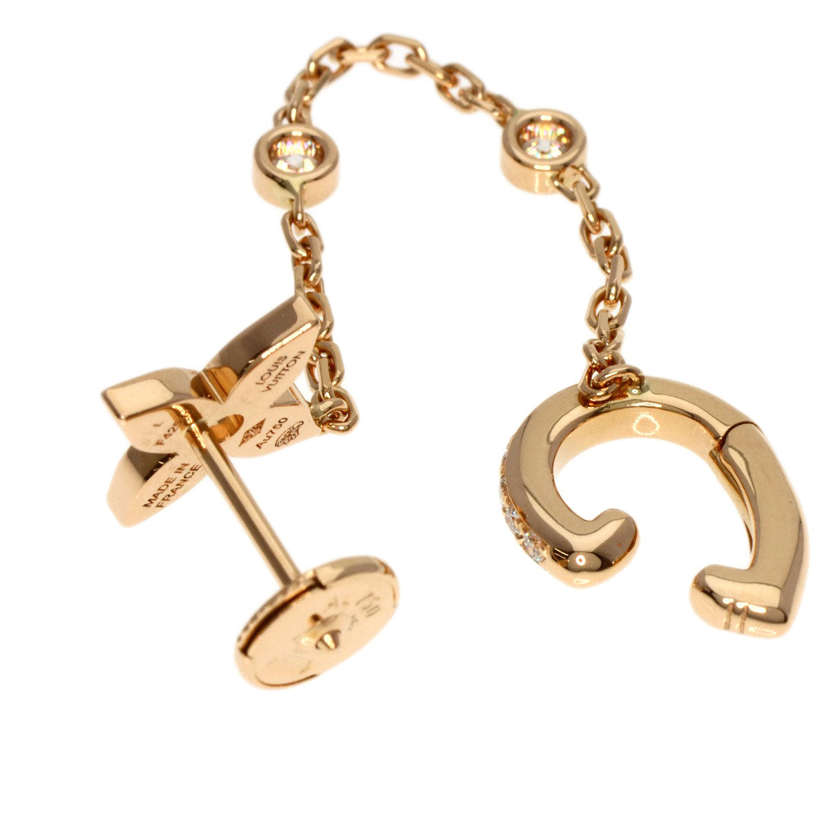 Louis Vuitton 18K Ear cuff Ideal Blossom Pink Gold Jewelry