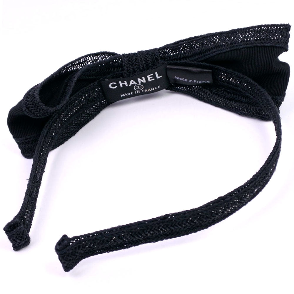 CHANEL Other accessories straw black Katyusha Women  