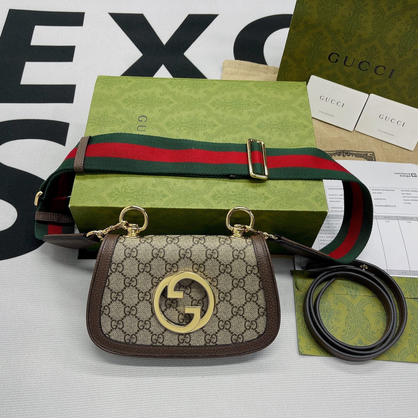 gg Blondie , ’s 8.7in Beige Mini Bag