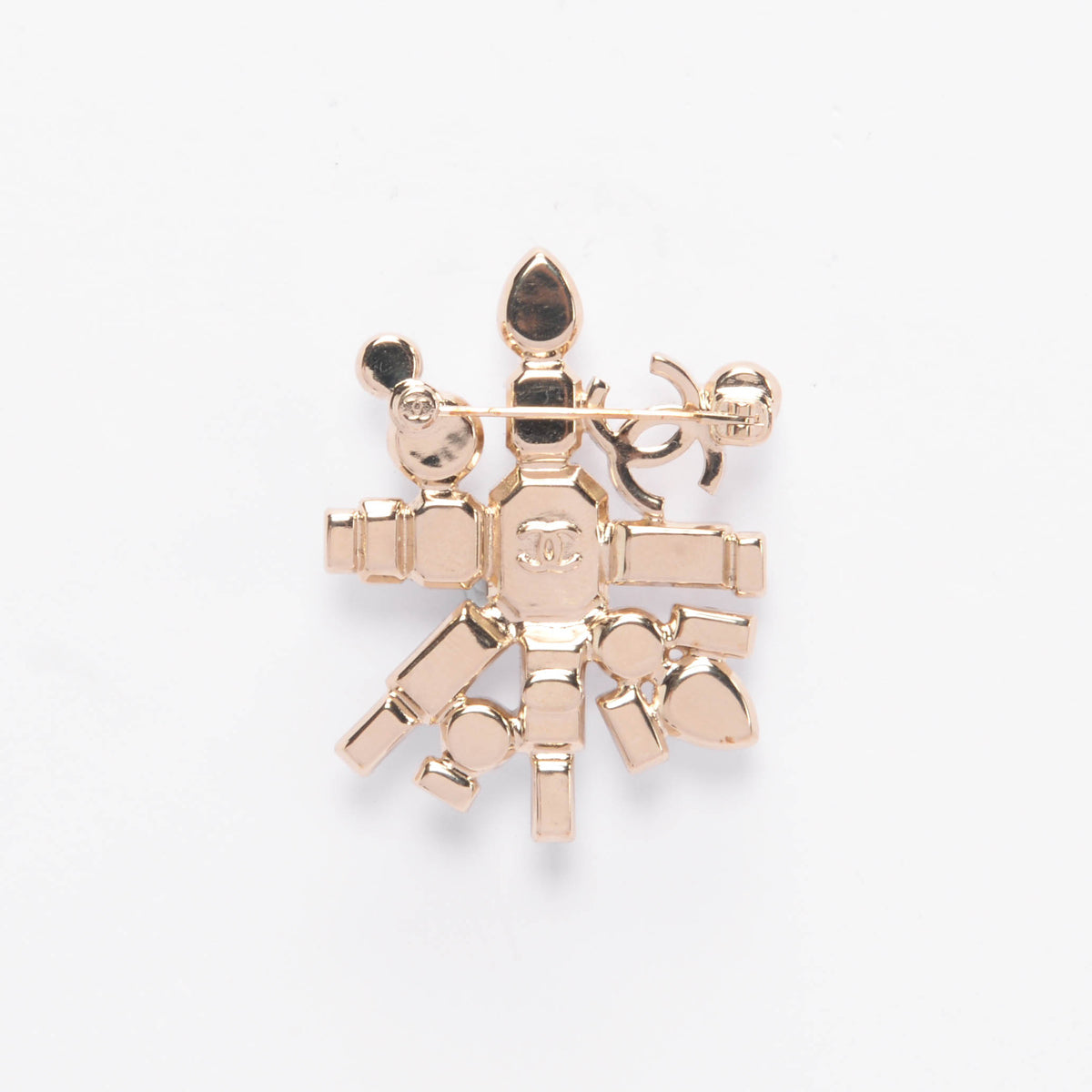 Chanel Pearl & Crystal Cc North Star Brooch