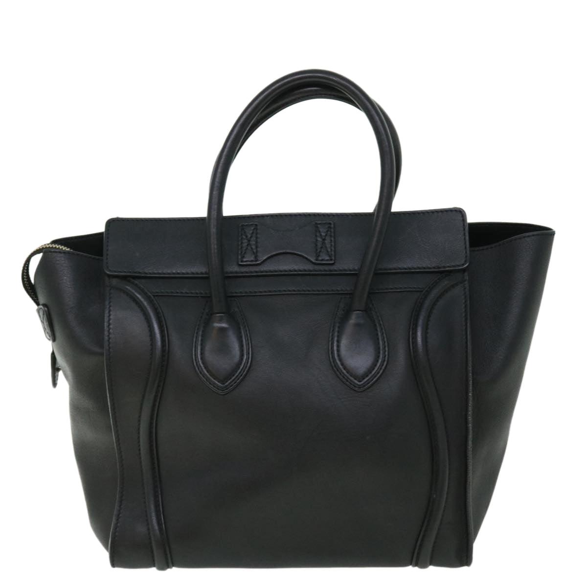 Luxury Luggage Hand Bag Leather Black Travel Bag