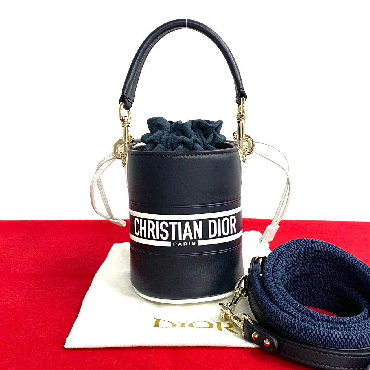 Dior Shoulder Bag , Navy Vibe Women Leather Suede