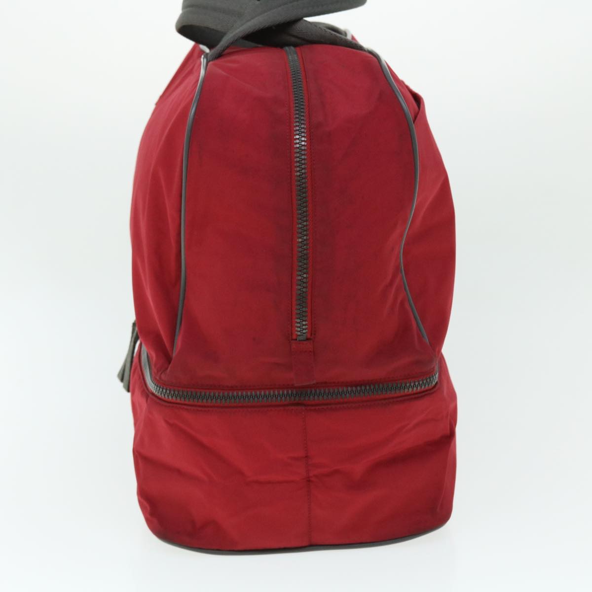 Prada Sports Hand Bag Auth Nylon Red Travel Bag