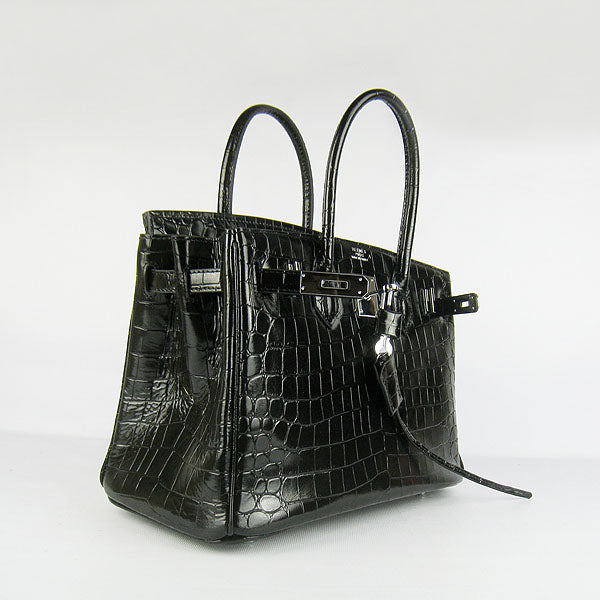 Hermes Luxury Birkin Ladies Handbag Crocodile Travel Bag