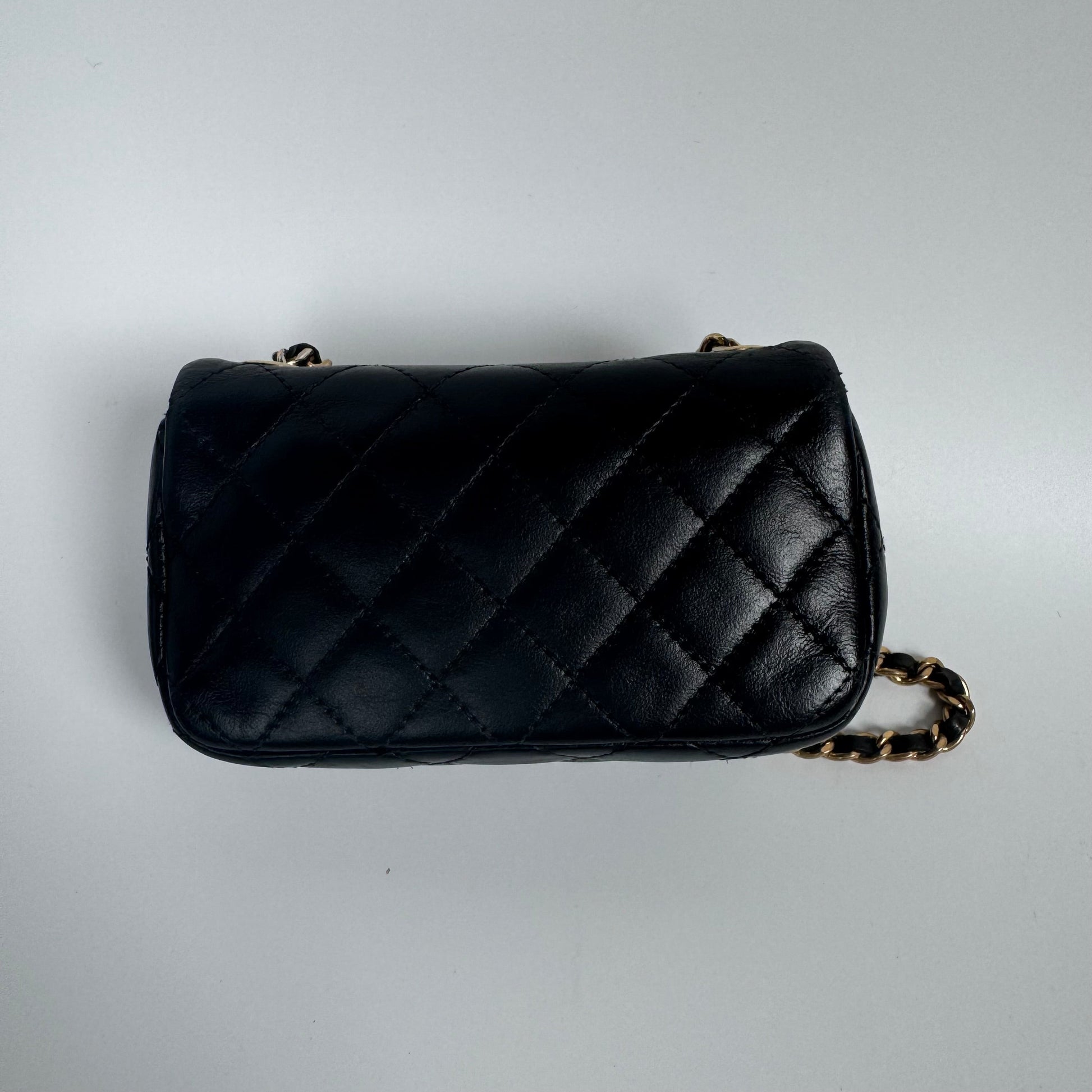 Chanel Classic Flap Super Valentine's Special Lambskin Black Key Chain