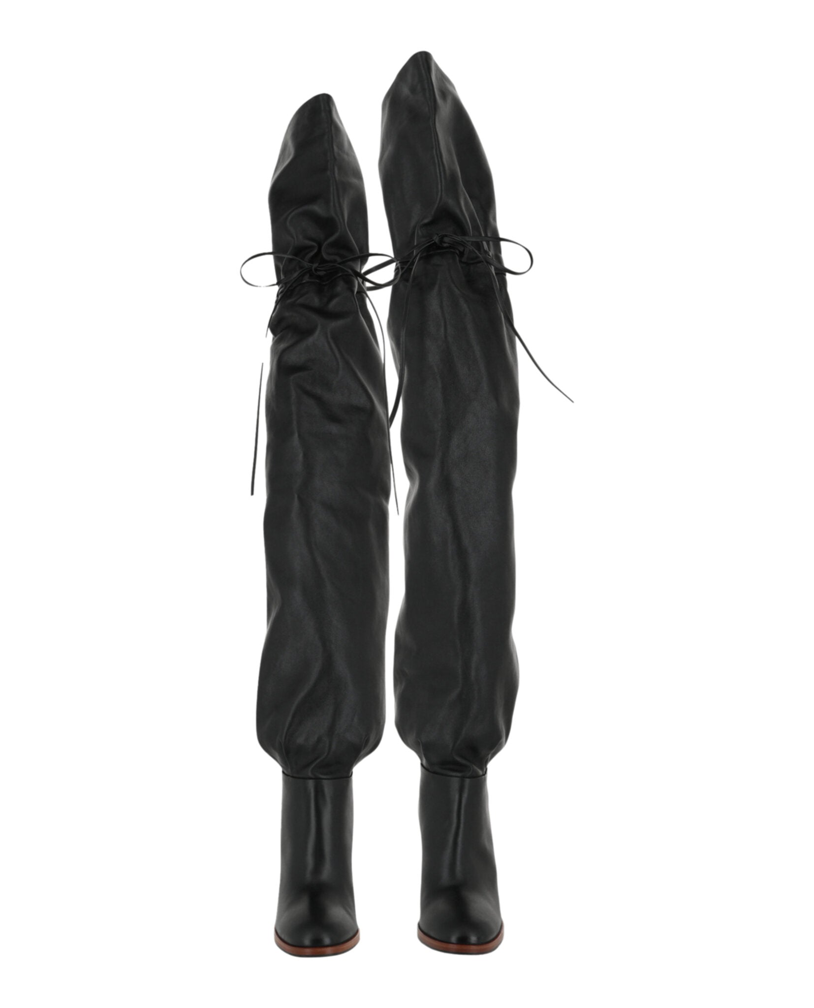 Gucci Womens Deauville Cinched Over-the-Knee Boots