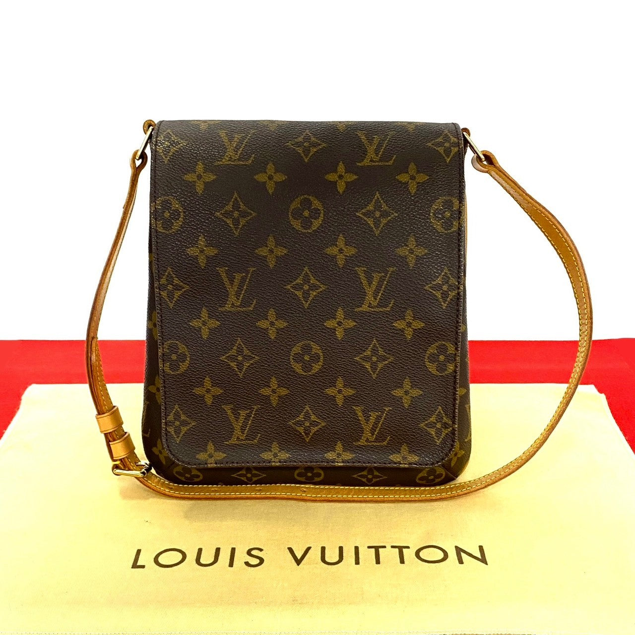 Louis Vuitton M51387 PVC M tte Salsa Monogram Leather Brown Shoulder Bag