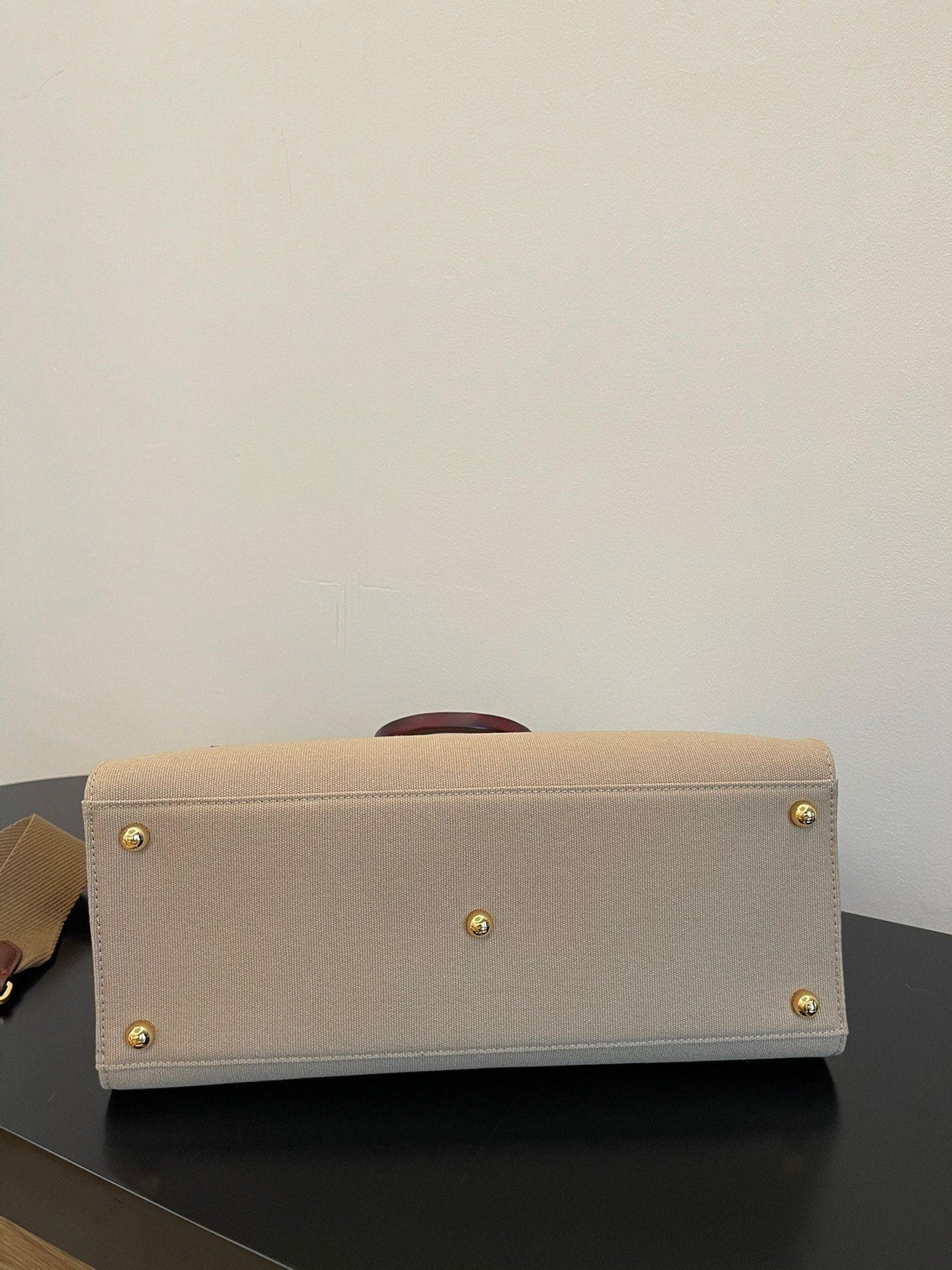 Fendi Sunshine Ff Beige Large Shoulder Bag