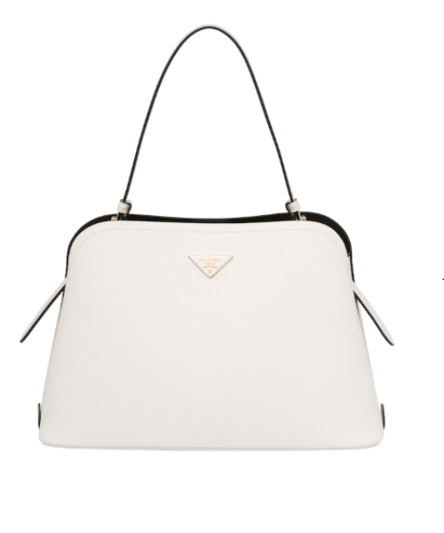 Prada Matinée Handbag White Travel Bag
