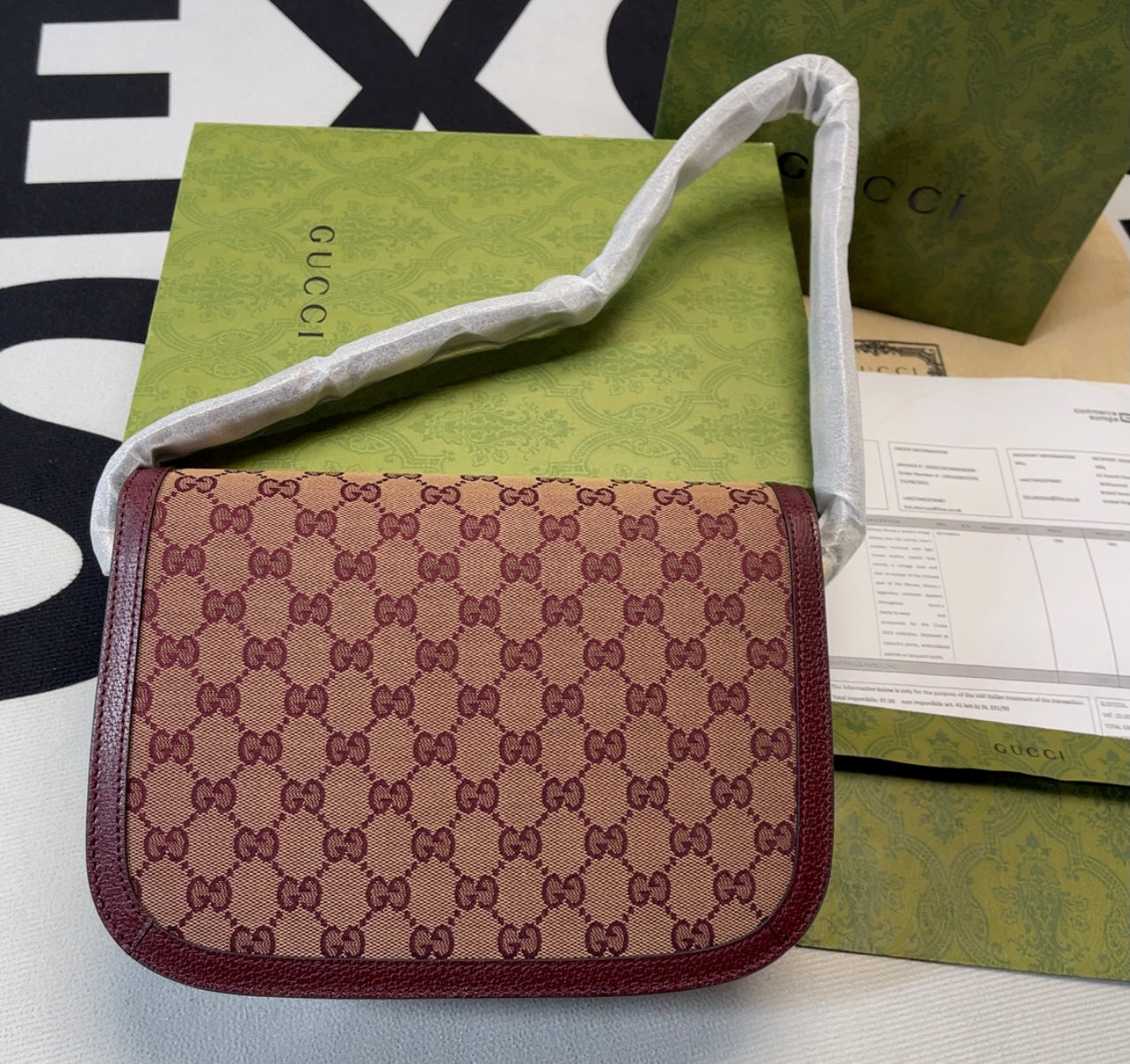 gg Horsebit Ivory , ’s Beige Shoulder Bag