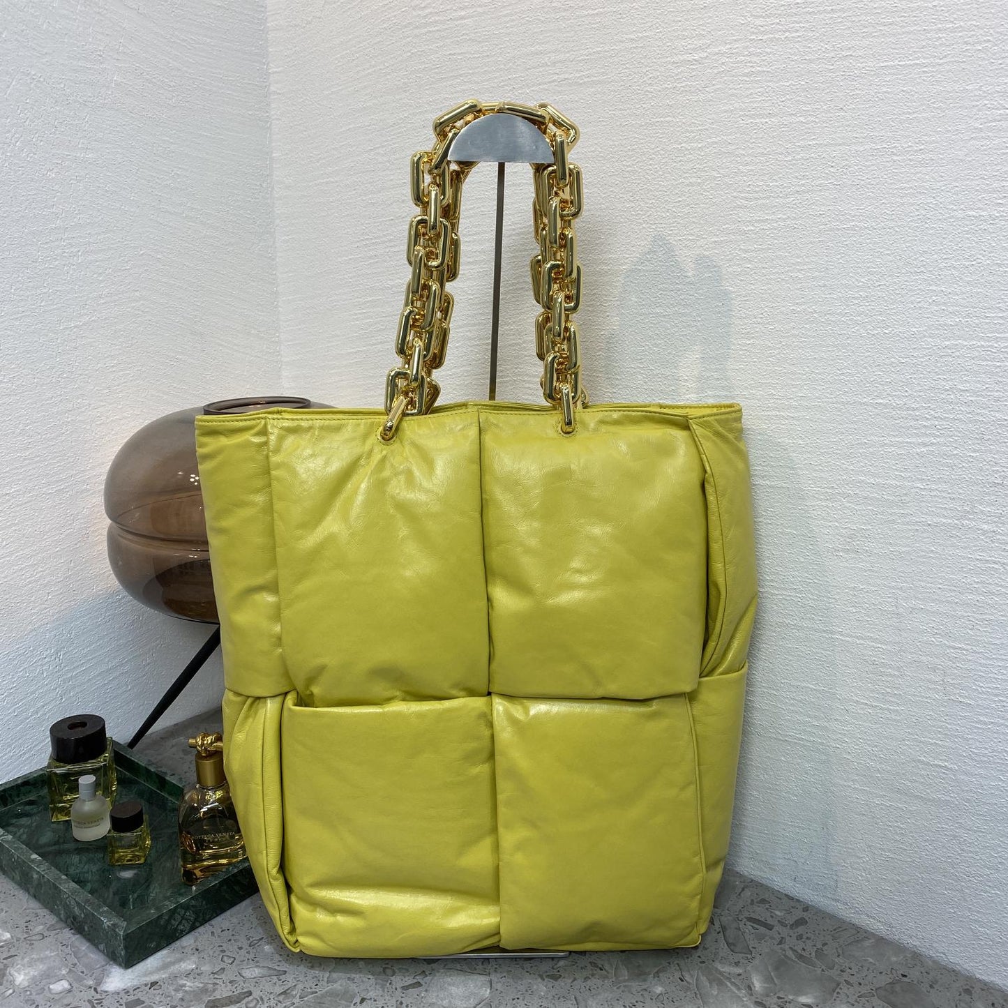 Top Quality Handle Bag Yellow For Women Travel Bag 158In40Cm 7871