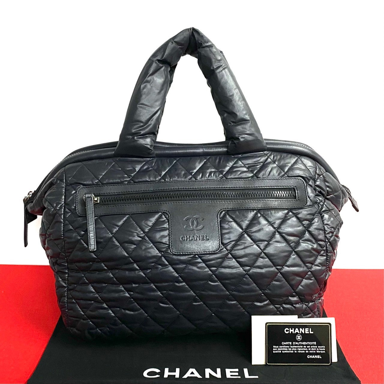 Chanel Nylon Cococoon Black Handbag