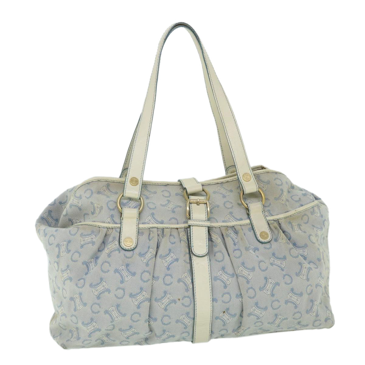 Luxury C Macadam Tote Bag Canvas Blue