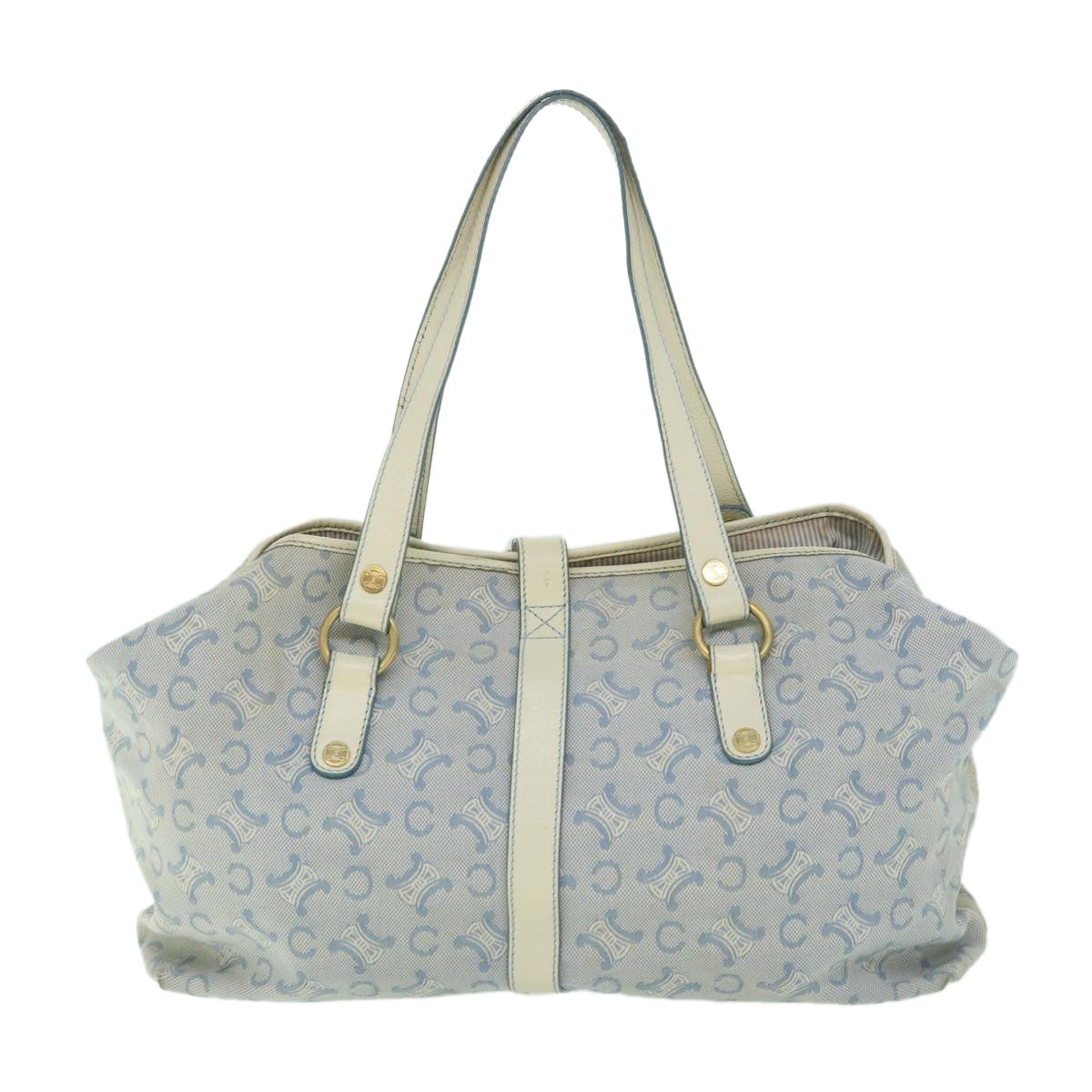 Luxury C Macadam Tote Bag Canvas Blue