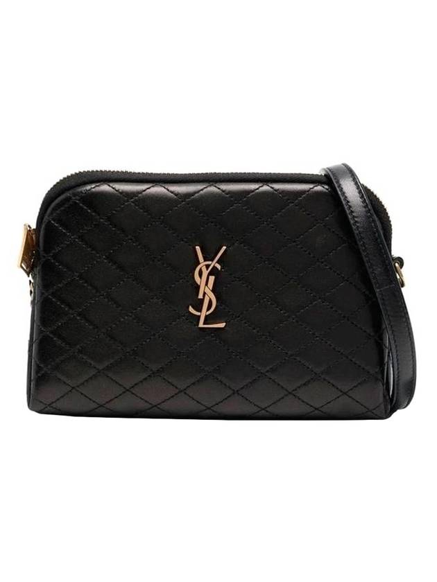YSL Saint Laurent Luxury Trending Gaby Cross Bag Lambskin Quilted Black Travel Bag