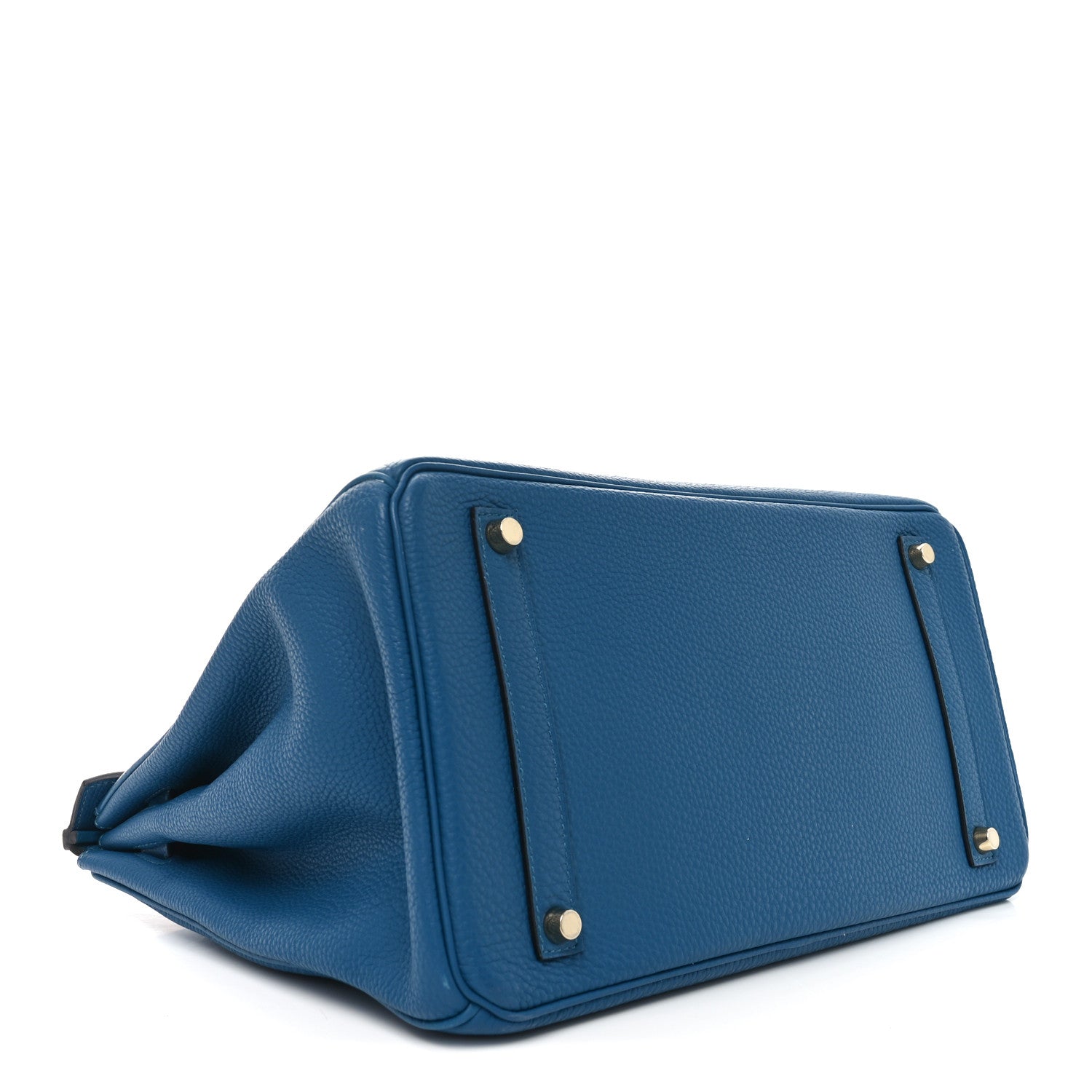 Hermes Togo Birkin Bleu Izmir Handbag Travel Bag