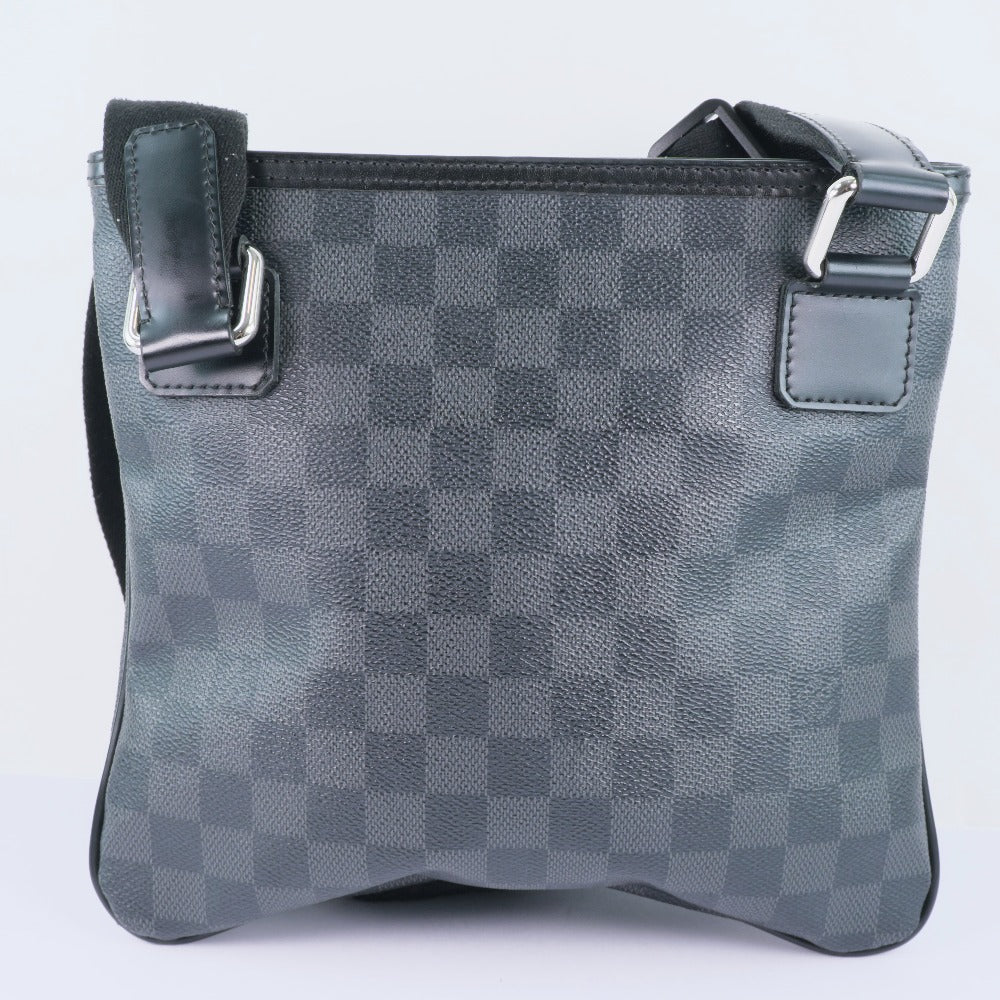 Louis Vuitton N58028 Damier Grafitto Tomas Canvas Black Shoulder Bag