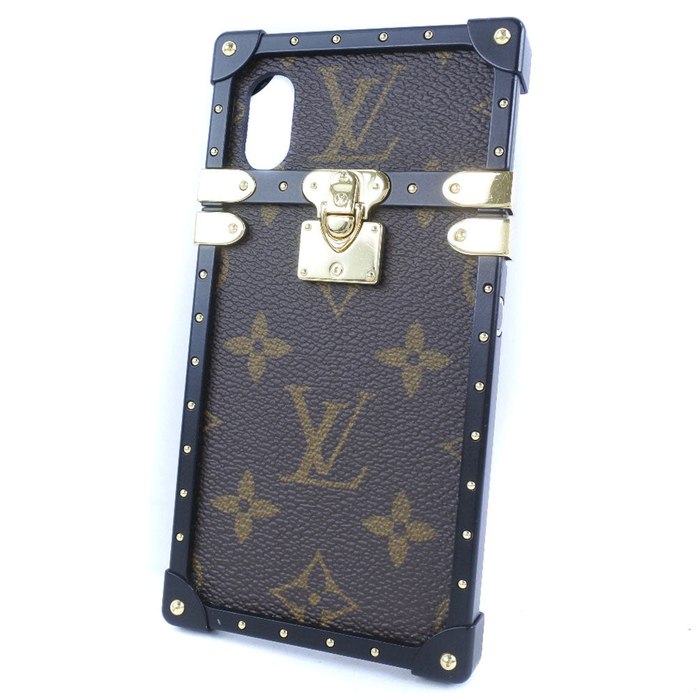 Louis Vuitton iPhone M62618 Eye trunk iPhone Monogram Canvas Brown Handbag