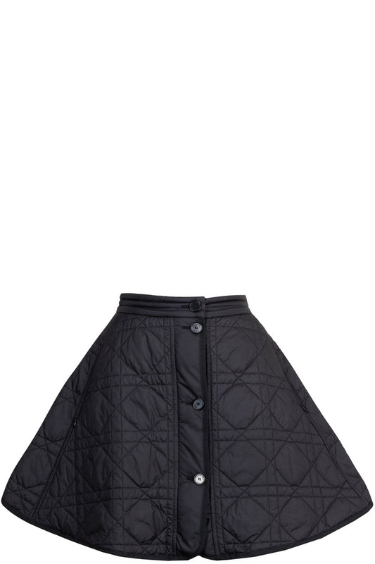 Dior Macrocannage Skirt Black Handbag