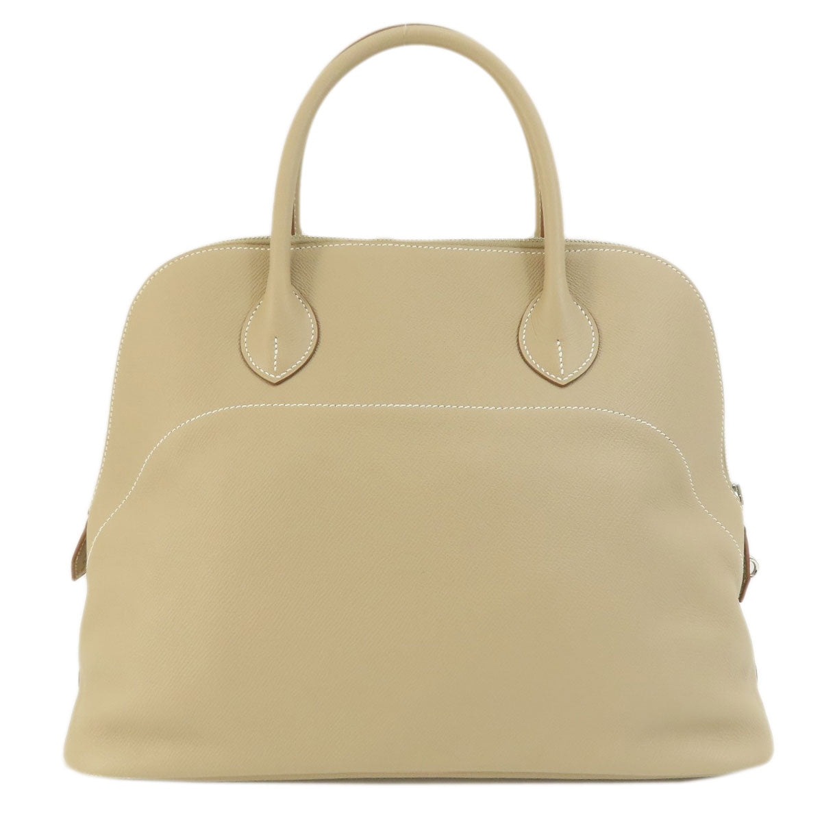 Hermes Handbag Epsom Bolide Relax Silvermetal Beige Travel Bag