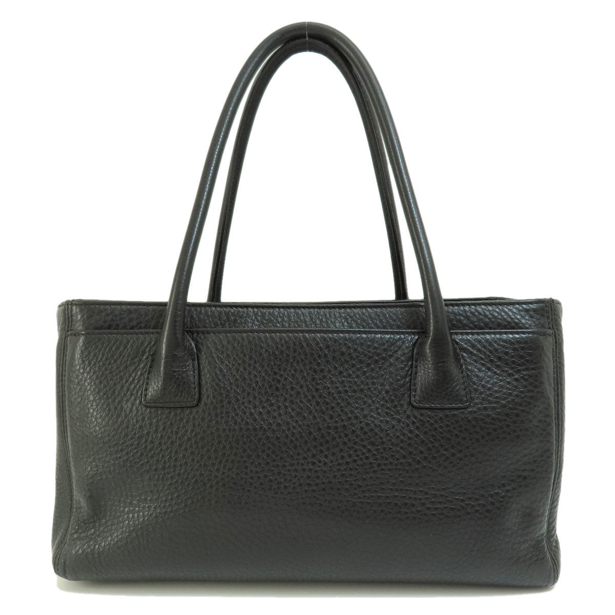 Chanel Executive Hardware Tote Bag Calf Black Silver