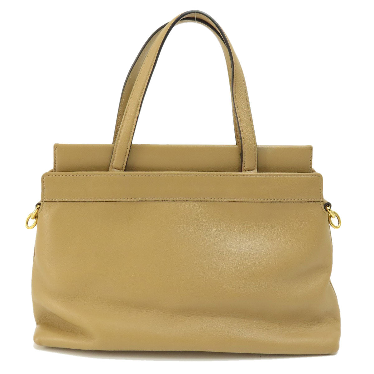 Gucci 2WAY Leather Brown Handbag