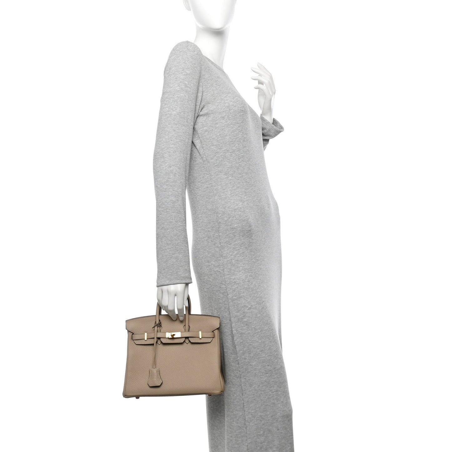 Hermes Togo Birkin Trench Handbag Travel Bag