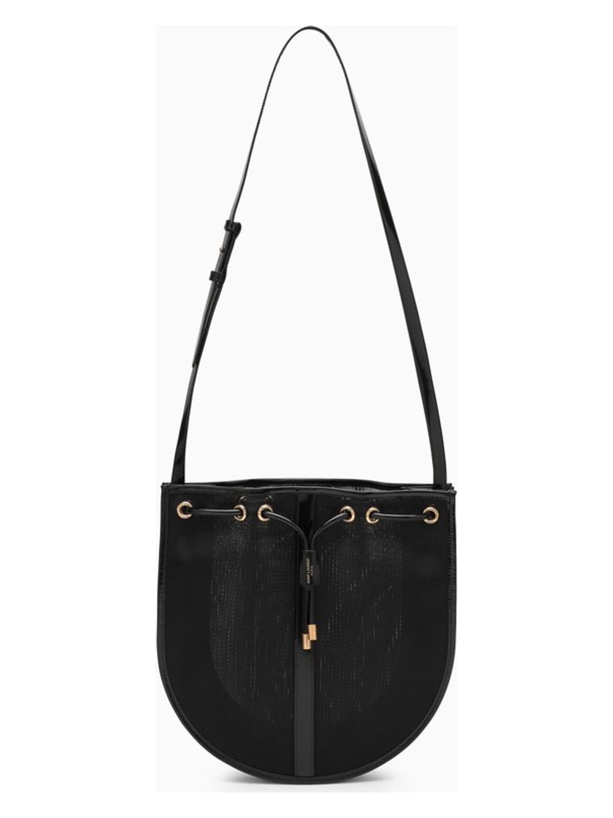 YSL Saint Laurent Saint Laurent Trending Women Mesh Shoulder Bag Black