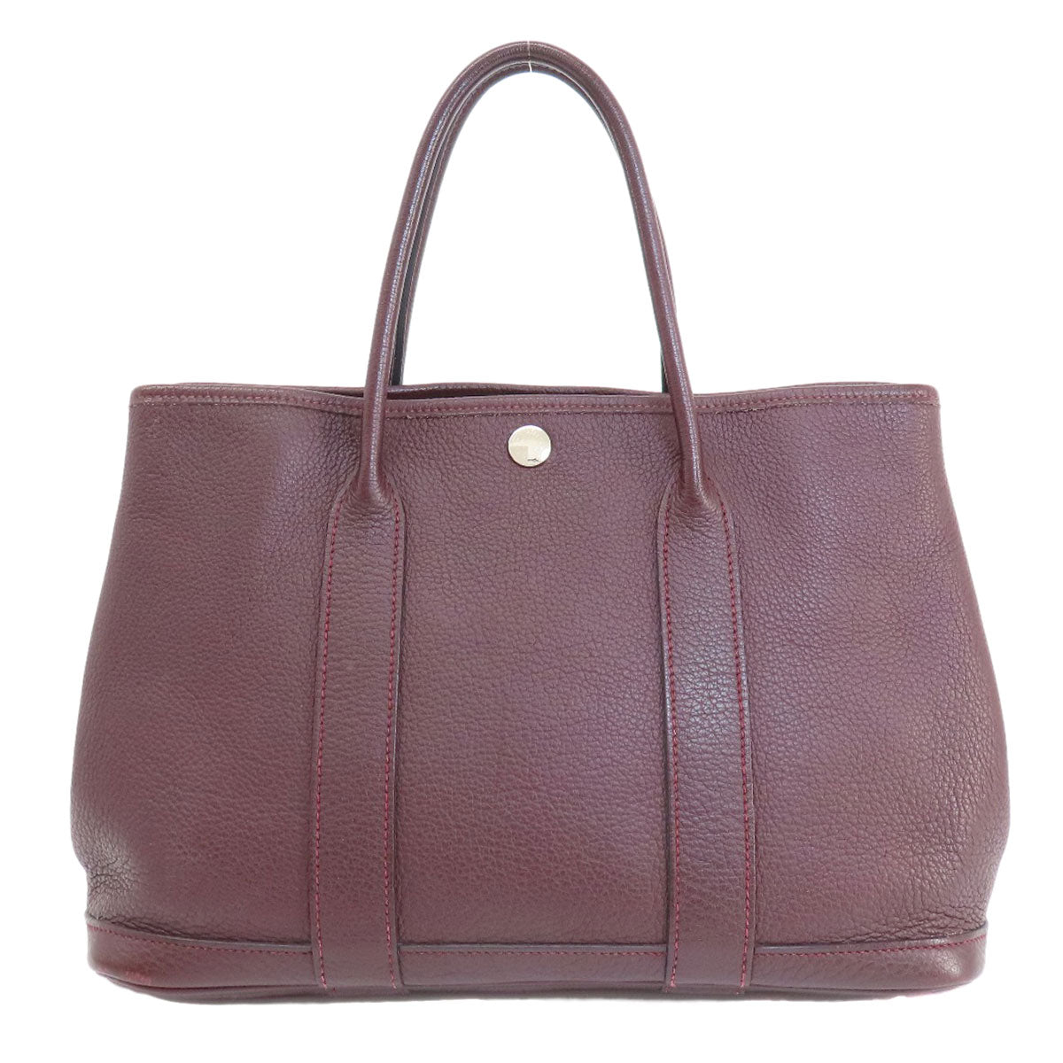 Taurillon Clemence Garden Party Tpm Bordeaux Silvermetal Red Travel Bag