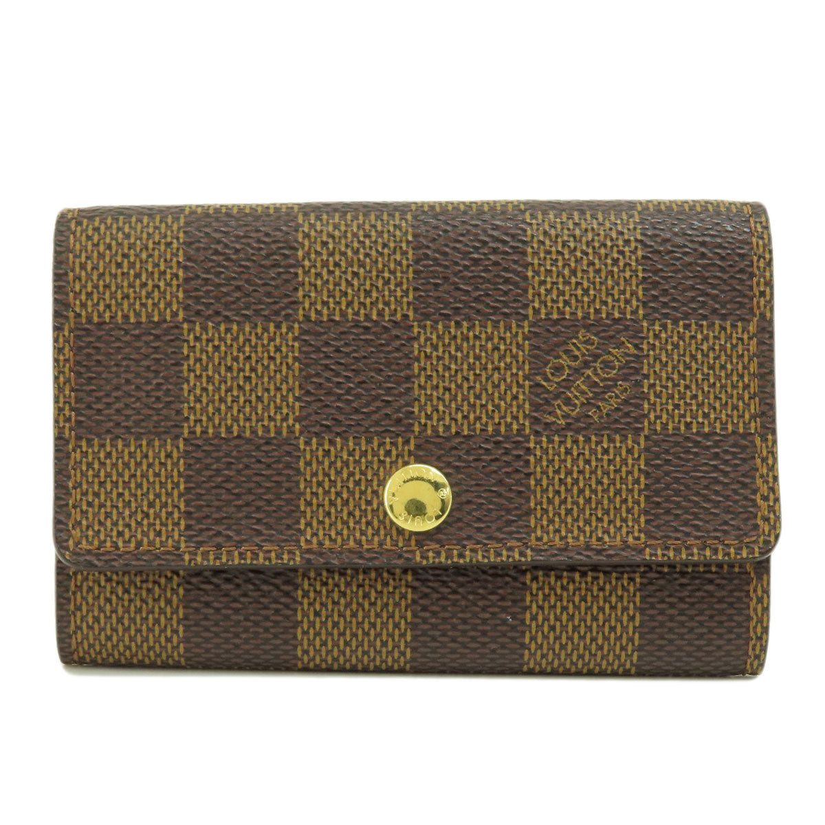 Louis Vuitton Key holder N62630 Damier Canvas Brown Key Chain 3