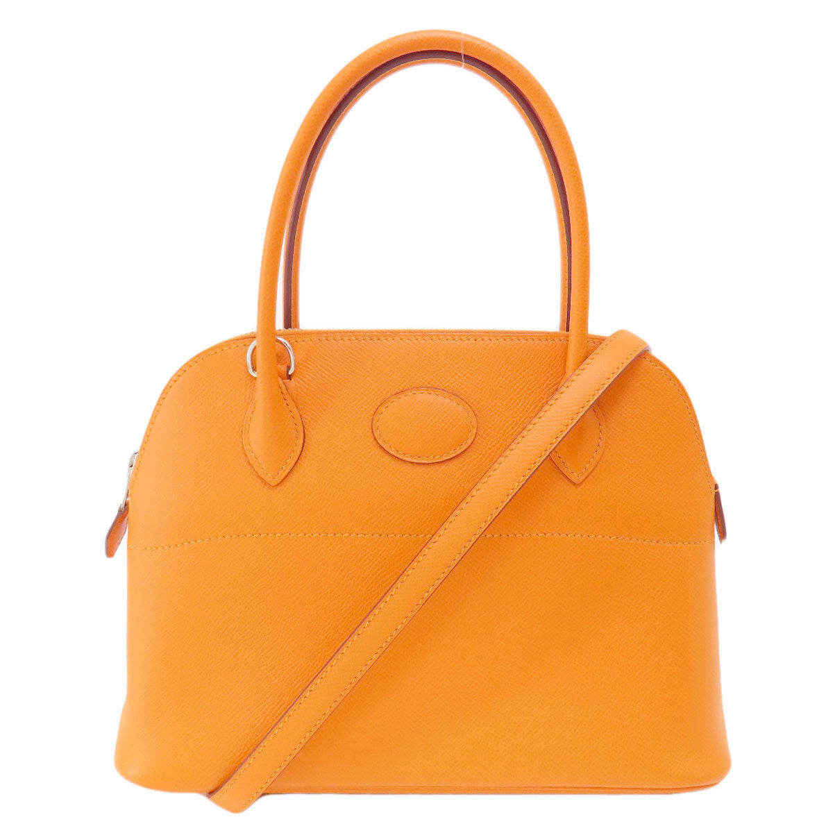 Hermes Handbag Epsom Bolide Apricot Silvermetal Orange Travel Bag