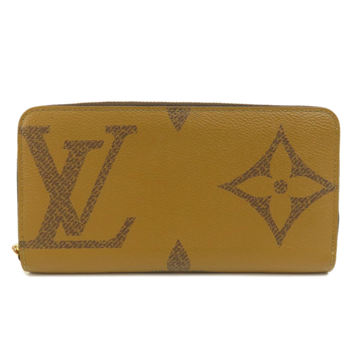 Louis Vuitton Long Purse M69353 Giant Zippy Monogram Canvas Brown Wallet Case 2
