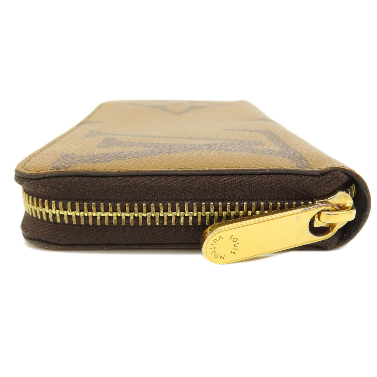 Louis Vuitton Long Purse M69353 Giant Zippy Monogram Canvas Brown Wallet Case 2