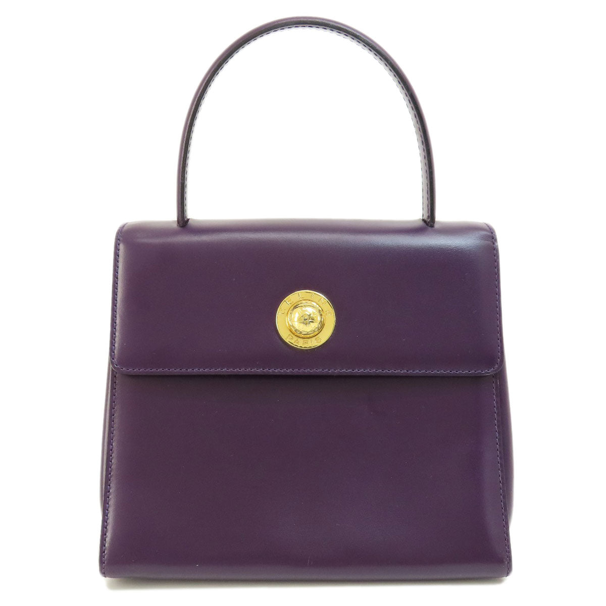 Purple Star Ball Women Leather Travel Bag