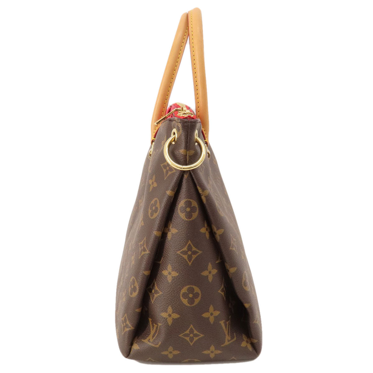 Louis Vuitton M41175 Pallas Monog Lamb Monogram Canvas Brown Tote Bag