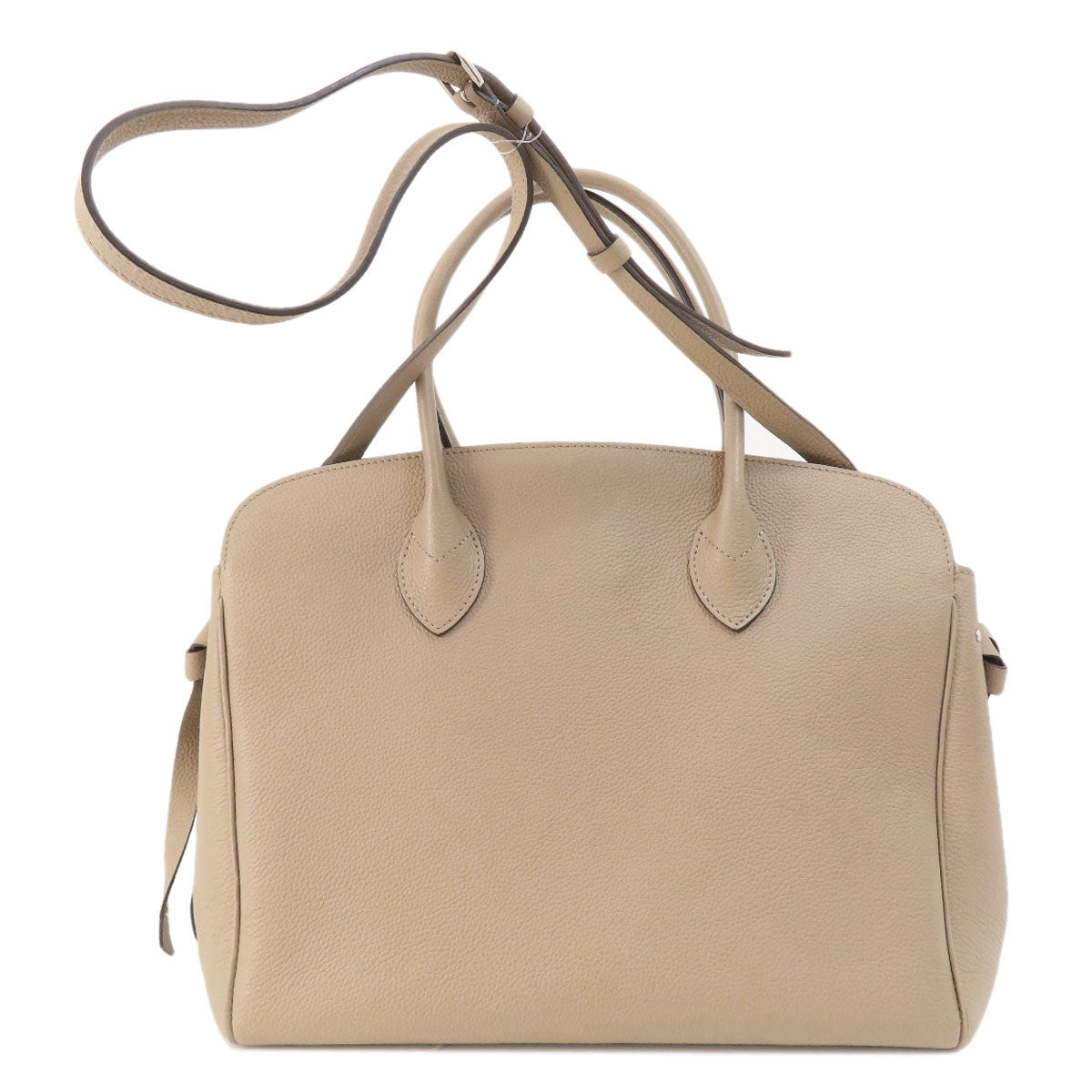 Louis Vuitton M51685 Taurillon Clemence Mira MM Leather Brown Handbag