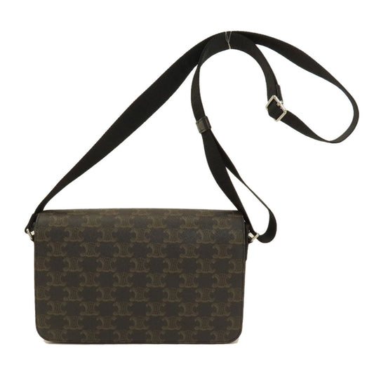 Shoulder Bag Pvc, Triomphe Women Leather Brown