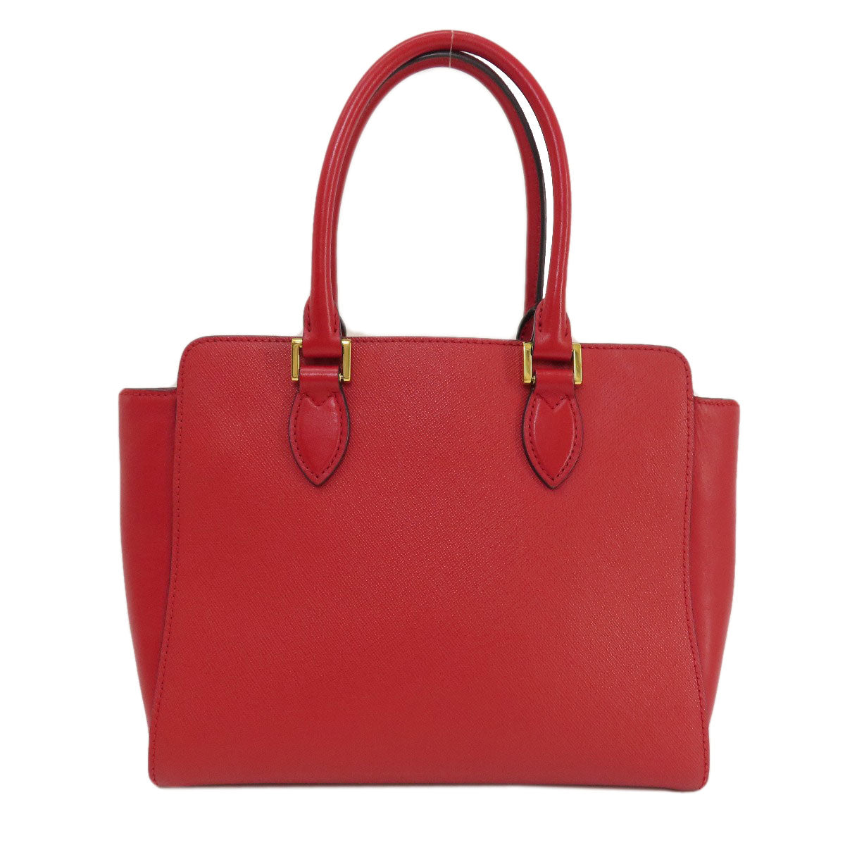 Saffiano Way Leather Red Travel Bag