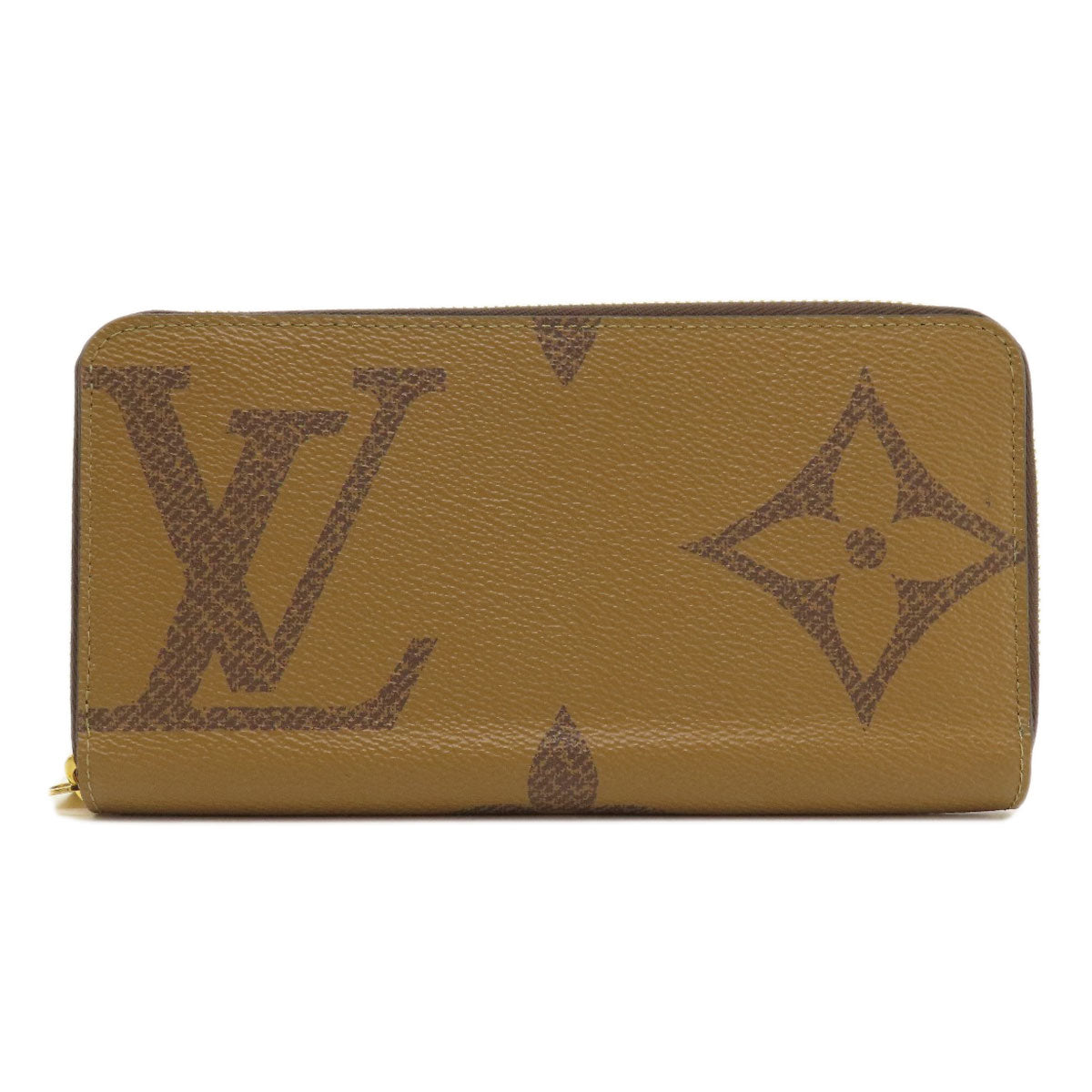 Louis Vuitton Long Purse M69353 Giant Zippy Monogram Brown Wallet Case