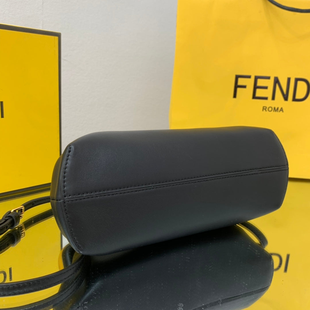 Fendi Top QualityTop Quality Top QualityTop Black Small FF Crossbody Bag Ff 8Bp129Abvef0Kur