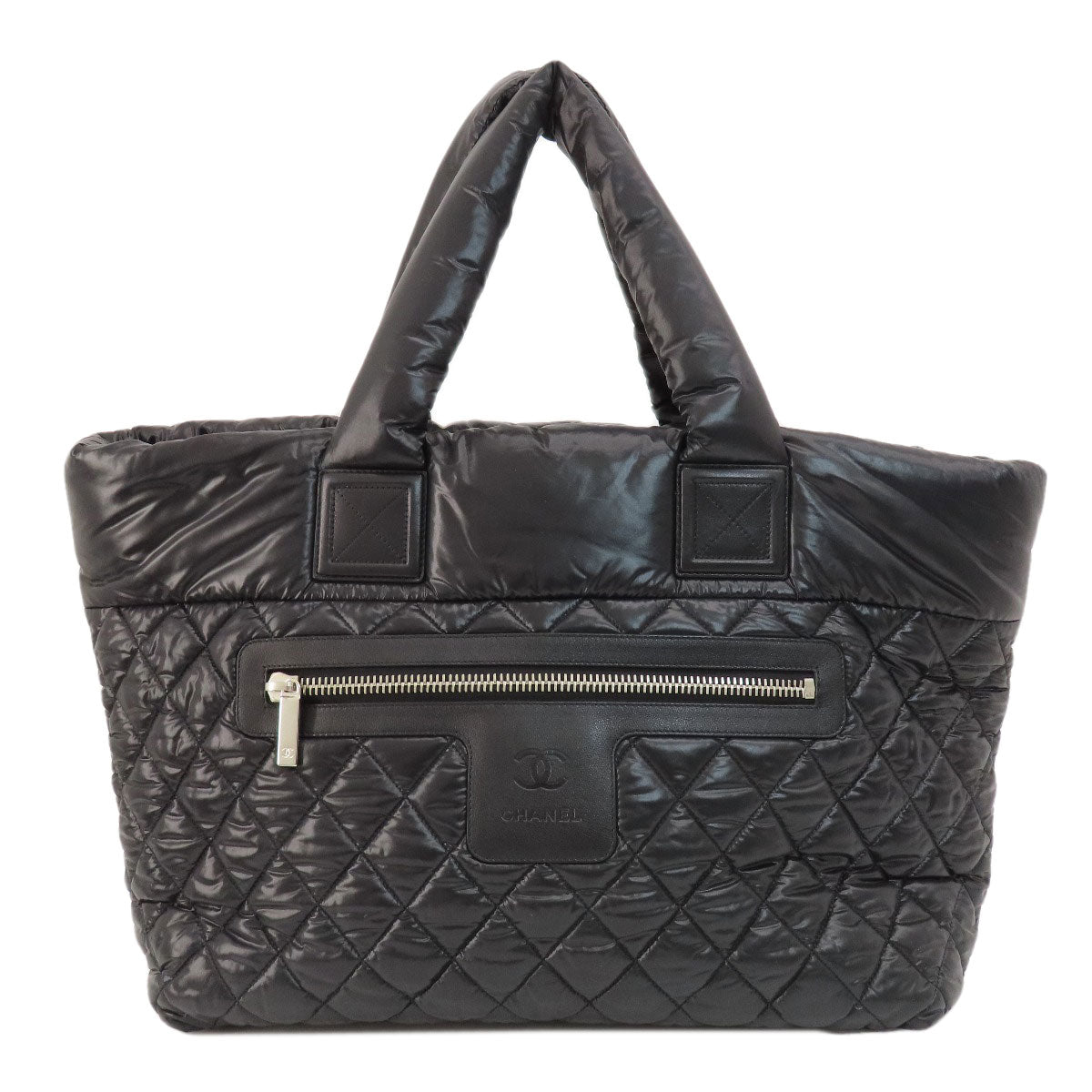 Chanel Nylon Cococoon SilverMetal Black Handbag