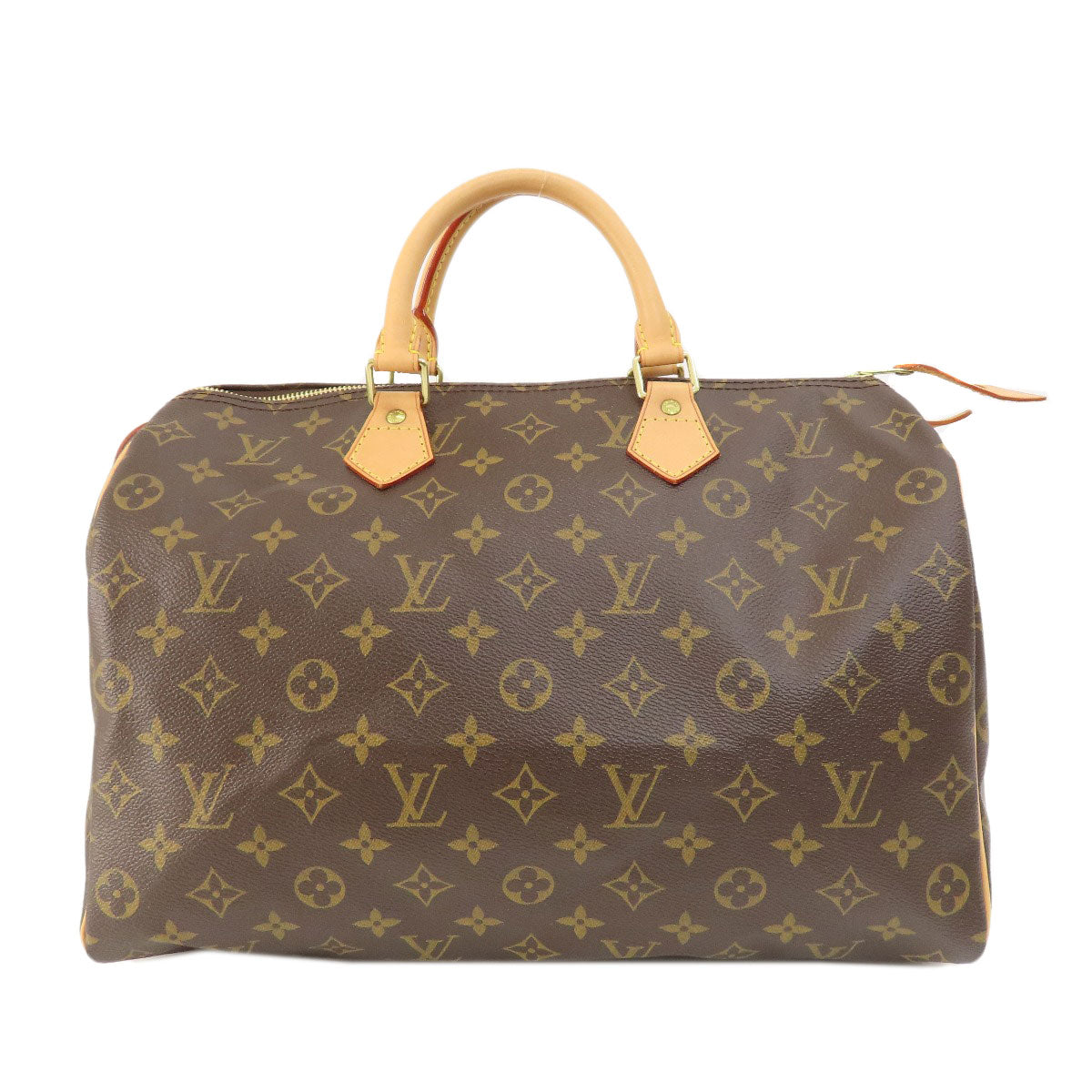 Louis Vuitton M41524 Speedy 35 Monogram Canvas Brown Tote Bag
