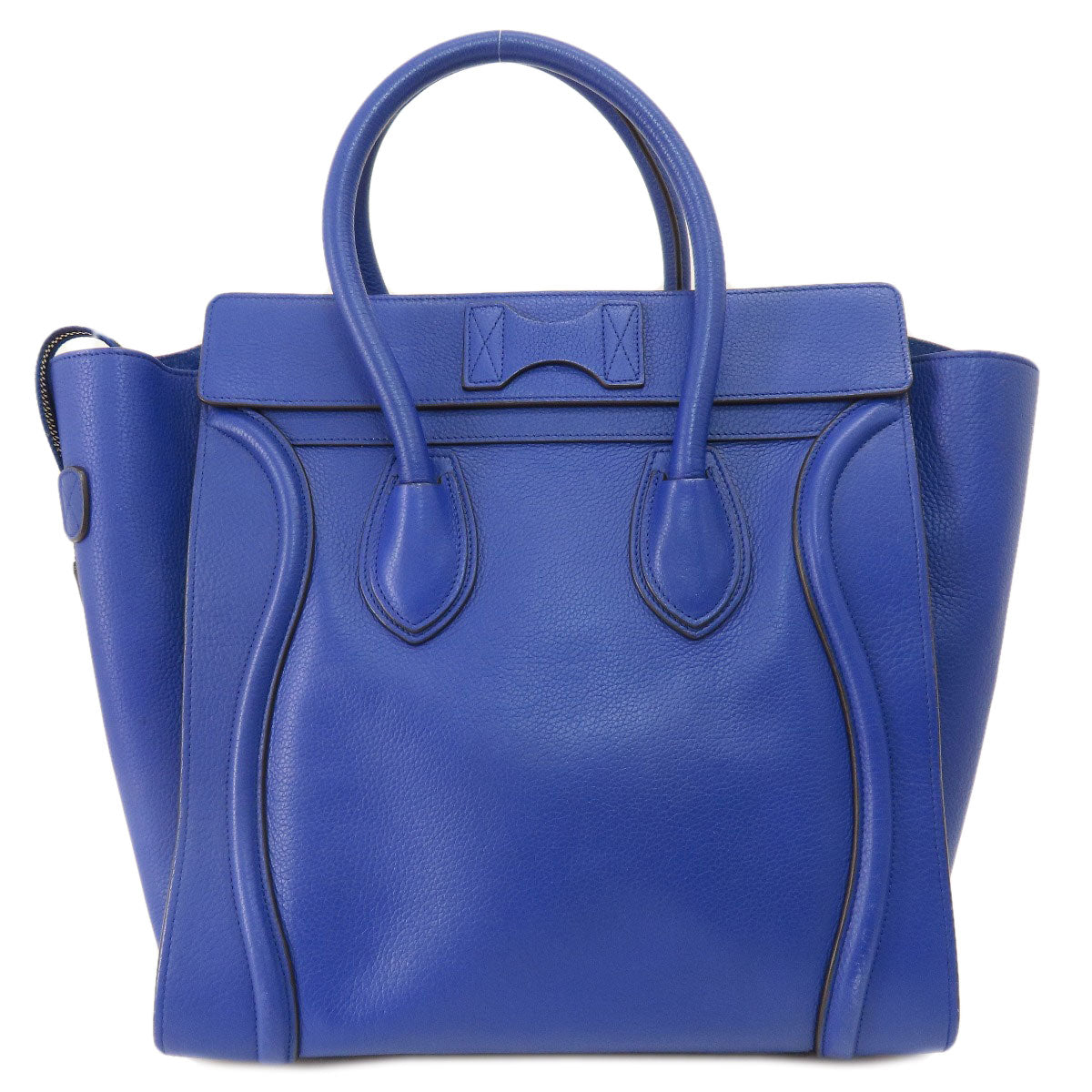 Tote Bag Luggage Women Leather Blue